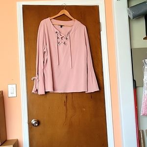 INC knit bell sleeved top